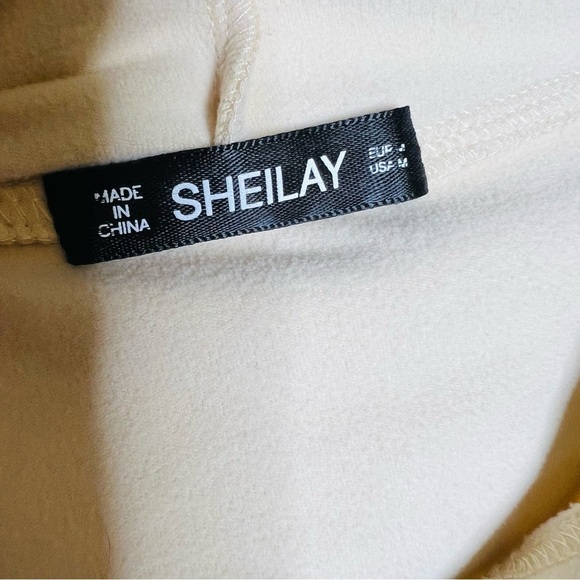 Sheilay Hooded Half Zip Soft Sweatshirt Dress - Picture 3 of 5
